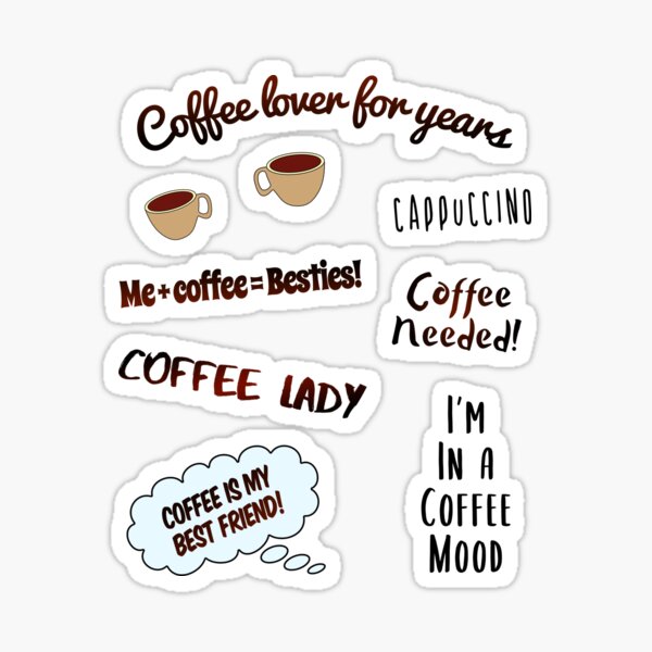 Starbucks Stickers Set of 8 ☕️ Quirky and cute hand - Depop