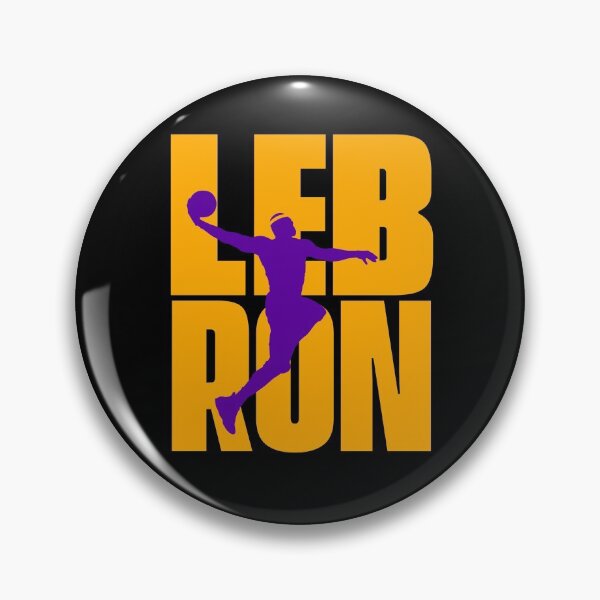 Item preview, lebron james silhouette bold type designed and sold by COURT-VISION.