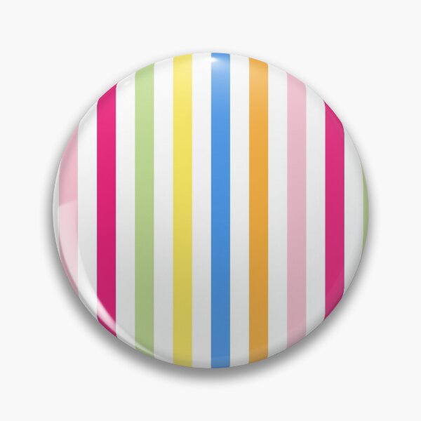 Item preview, Stripped Colorful 80s Pattern designed and sold by ClocksMan.