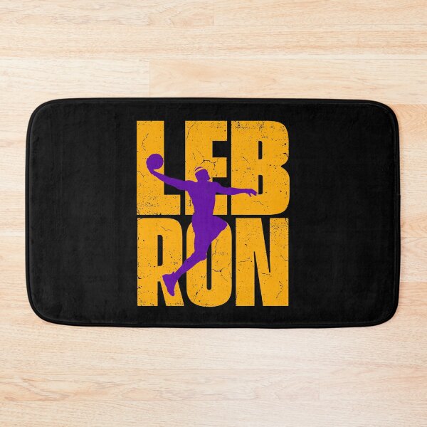 Item preview, lebron james silhouette bold type distressed design designed and sold by COURT-VISION.