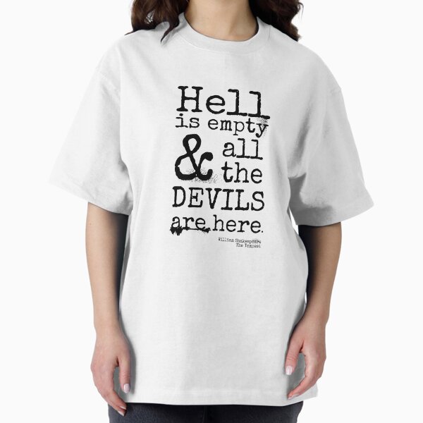 Item preview, Citation de Shakespeare, The Tempest, les diables sont ici designed and sold by brodyquixote.