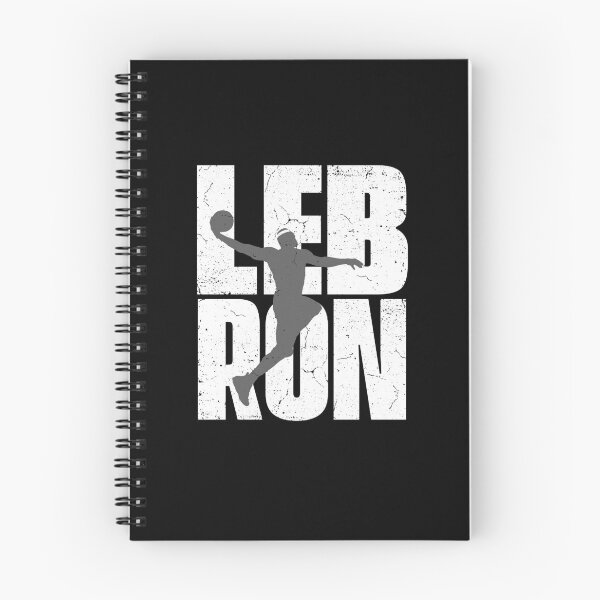 Item preview, lebron james silhouette bold type grey designed and sold by COURT-VISION.