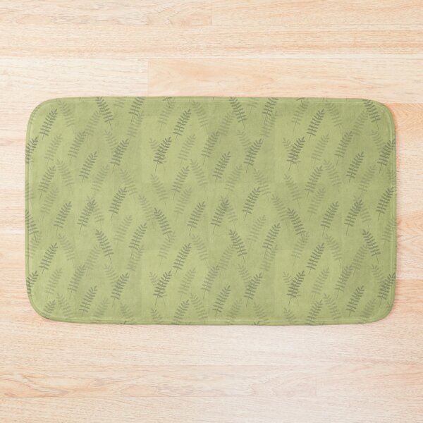 Item preview, Pattern green leaves on green background designed and sold by KiwiBrush.