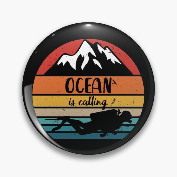 Item preview, Ocean Is Calling I Must Go Scuba Diving Snorkeling designed and sold by 33ink.