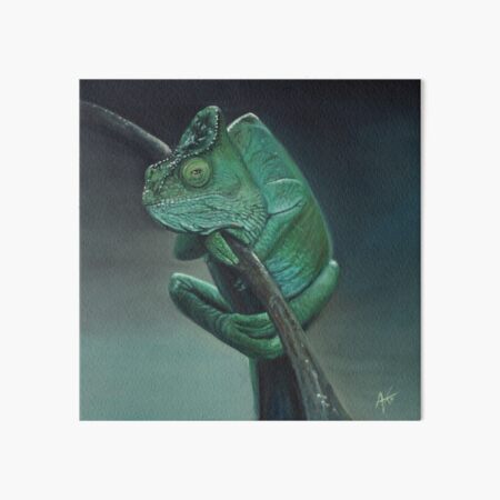 Pascal the Chameleon Art Board Print