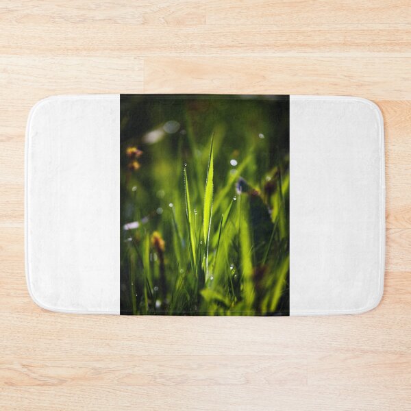 Item preview, Green grass and dew at sunrise designed and sold by Alex2789.