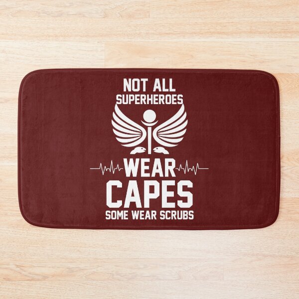 Item preview, Superheroes Wear Scrubs Nurse Funny Quote designed and sold by samer11.
