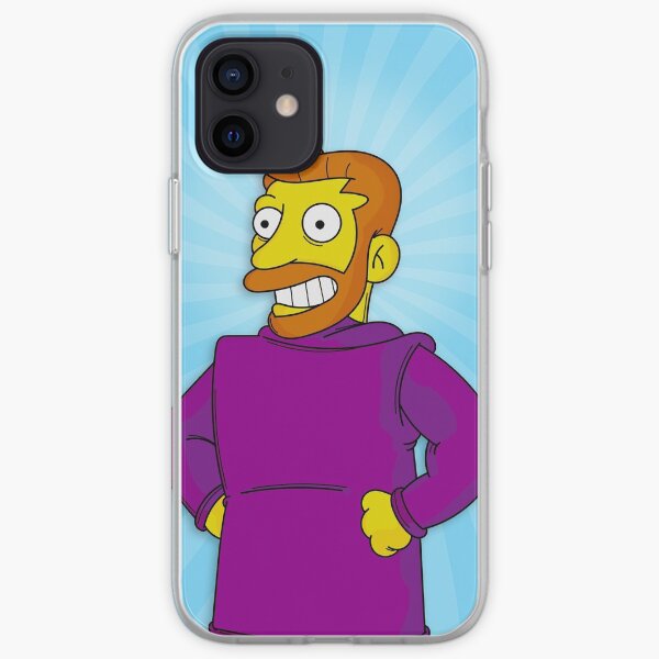 Hank Scorpio, Backwards Coat Blue - Simpsons iPhone Soft Case