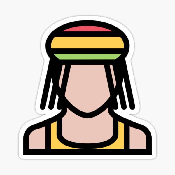 reggae design Sticker