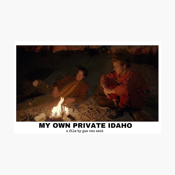 Item preview, MY OWN PRIVATE IDAHO CAMPFIRE POSTER  designed and sold by mikceys.
