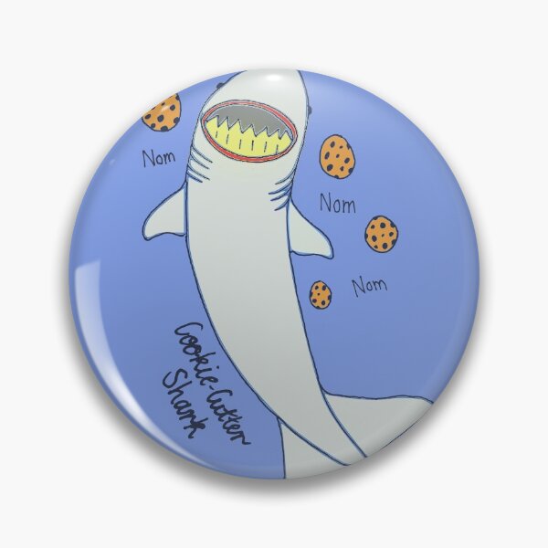 Item preview, Cookie cutter shark likes cookies designed and sold by Wendy Steinberg Artist.