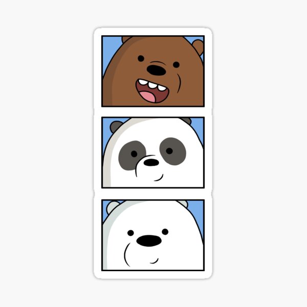 We Bare Bears Sticker