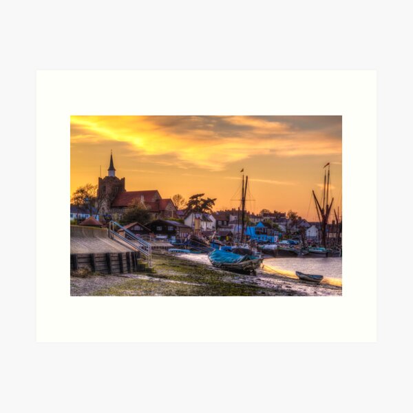 Maldon Sunset Art Print