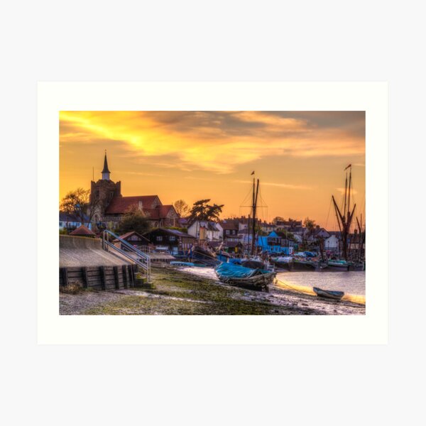 Maldon Sunset Art Print