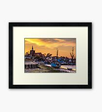 Maldon Sunset Framed Print