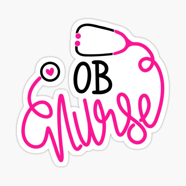 OB GYN Nurse Have A Heart Wash Your Part Nursing Office Locker Hospital Cubical Medical Sticker Sign for Business Wall Window Any Smooth Surface