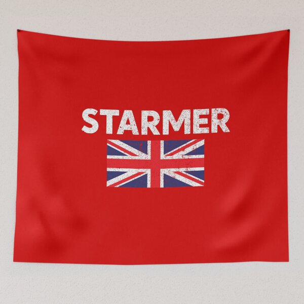 Item preview, Keir Starmer Distressed UK Flag Tee designed and sold by samraheel.