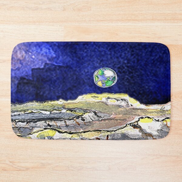 Item preview, Looking at Full Earth on the Moon designed and sold by hajarsdeco.