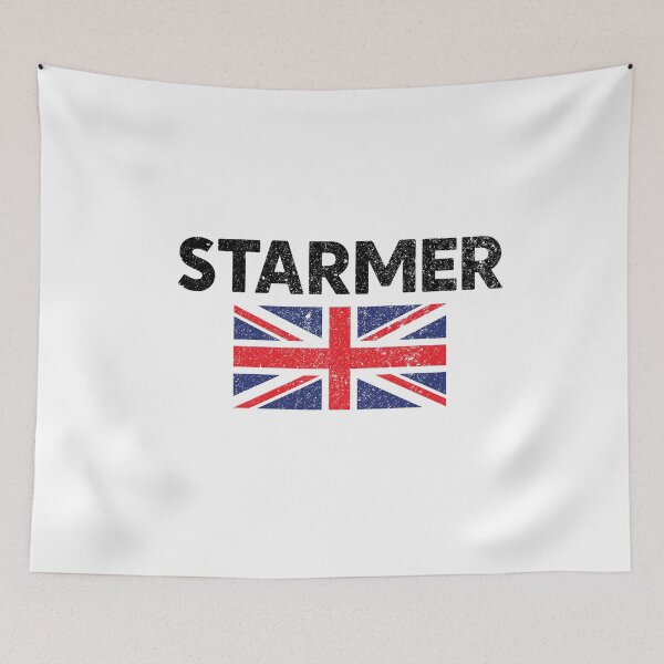 Item preview, Keir Starmer Distressed UK Flag Tee designed and sold by samraheel.