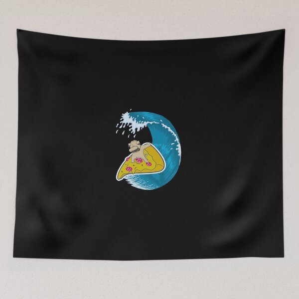 Item preview, Dabbing pug pizza surfer designed and sold by OmmeDesigns.