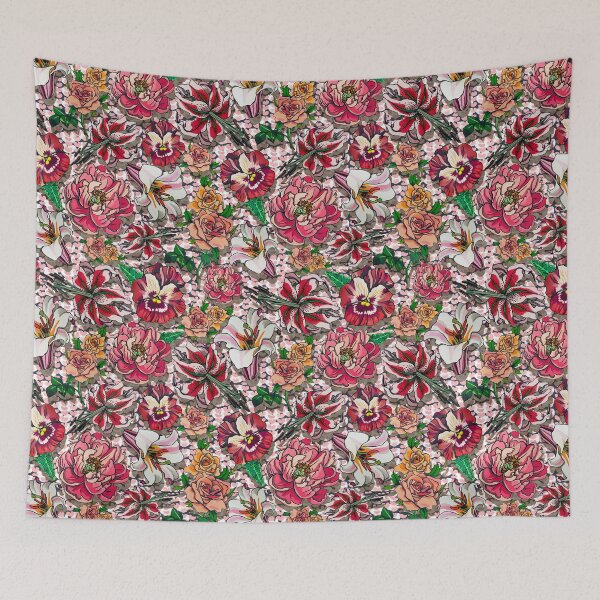 Item preview, spotty peony designed and sold by ariellemorris.