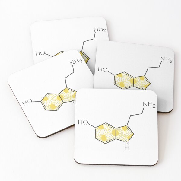 Item preview, Serotonin Molecule designed and sold by nineteastudio.