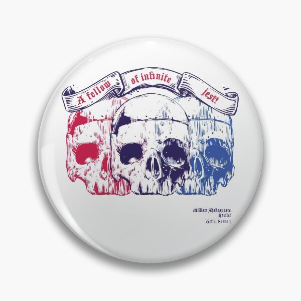 Item preview, Shakespeare Hamlet Quote, A Fellow Of Infinite Jest designed and sold by brodyquixote.