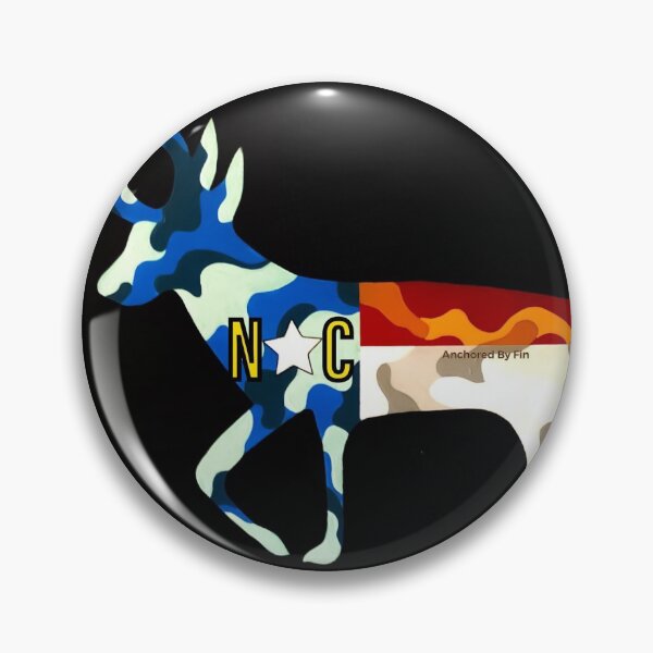 Item preview, Camo NC flag Deer  designed and sold by barryknauff.