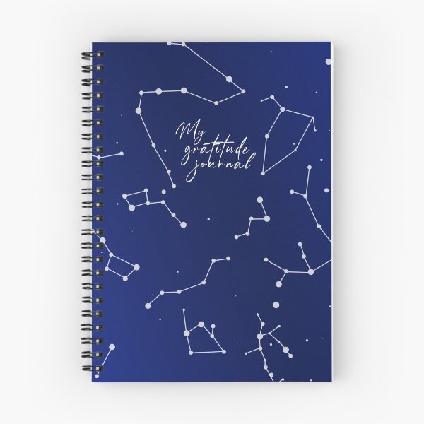 Item preview, My gratitude journal with nightsky designed and sold by trollwaffle.