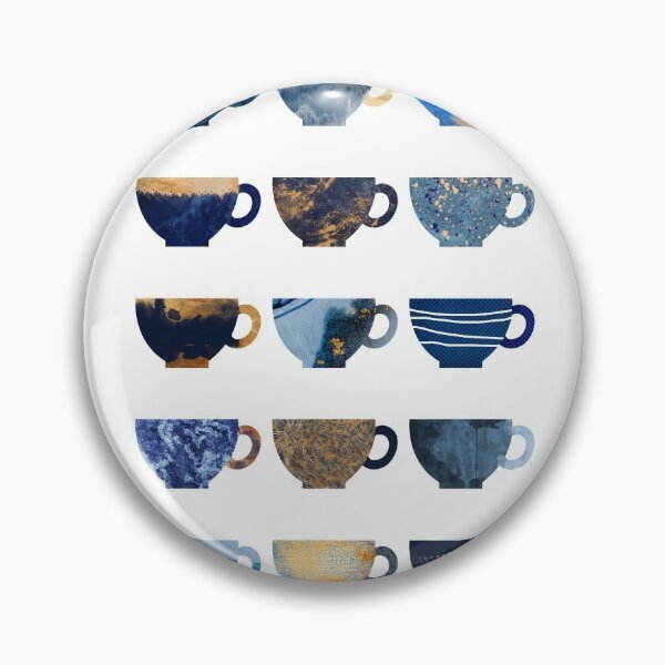 Item preview, Pretty Blue Art Cups designed and sold by millamix.