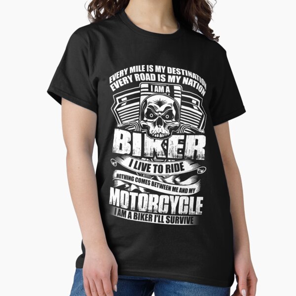 Item preview, Biker motorcycle ride road nation designed and sold by Clavitaps.