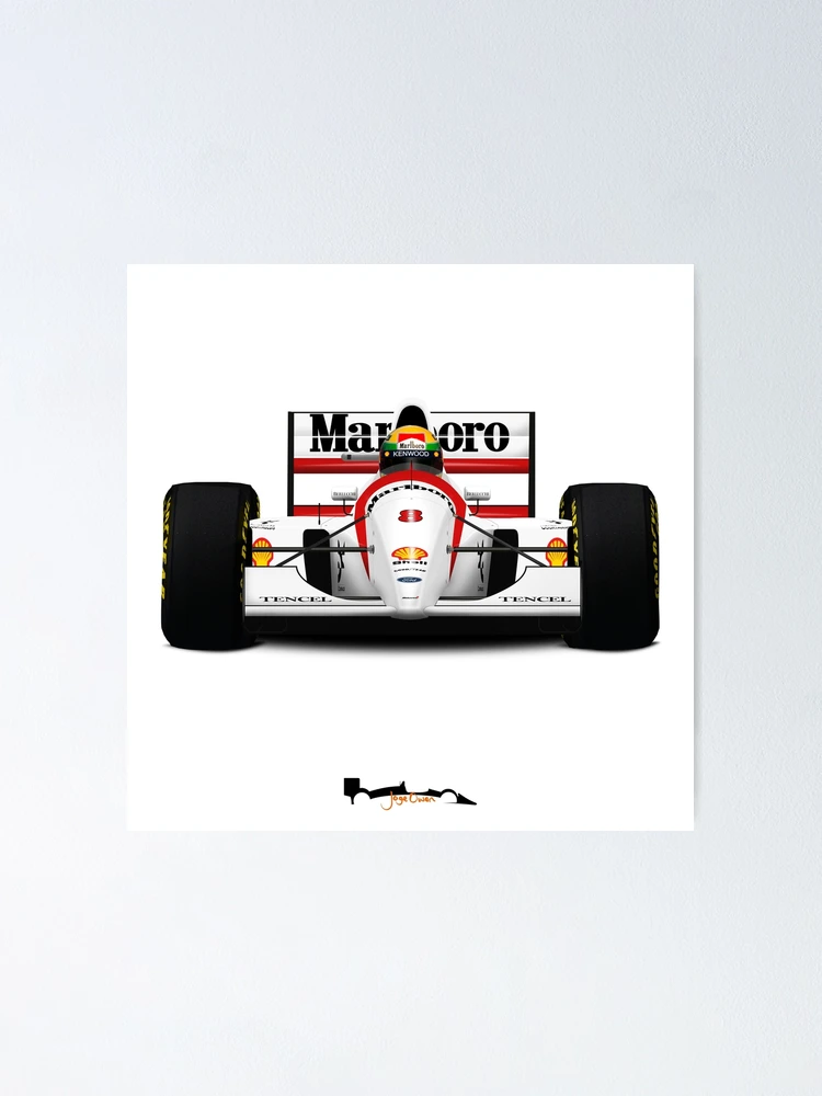 McLaren MP4/8 Front view | Poster