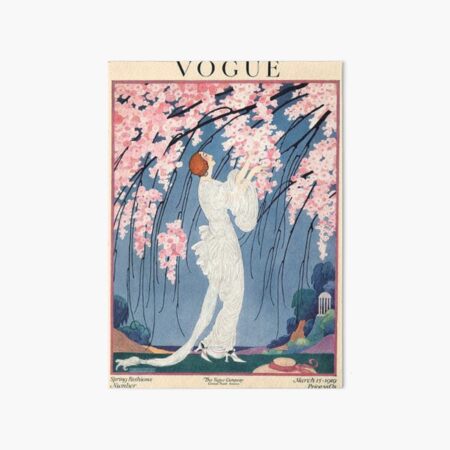 vintage vogue cover - 1918 Art Board Print
