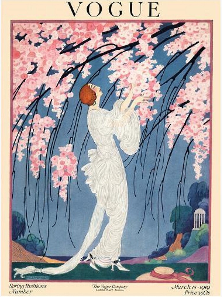 vintage vogue cover - 1918 by godfreysvintage
