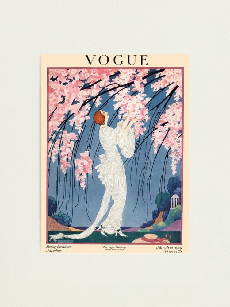 Alternate view of vintage vogue cover - 1918 Photographic Print