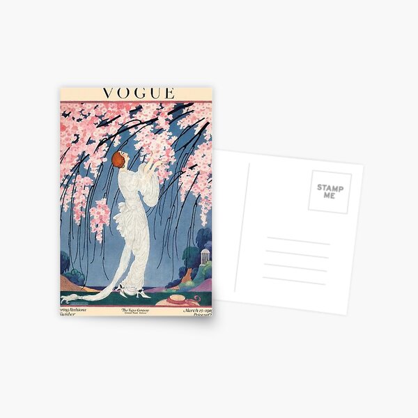 couverture vogue vintage - 1918 Carte postale