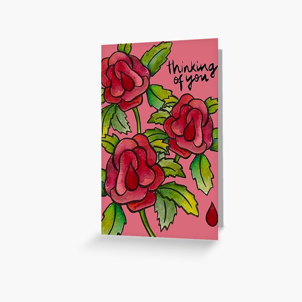 Thinking of you card Greeting Card