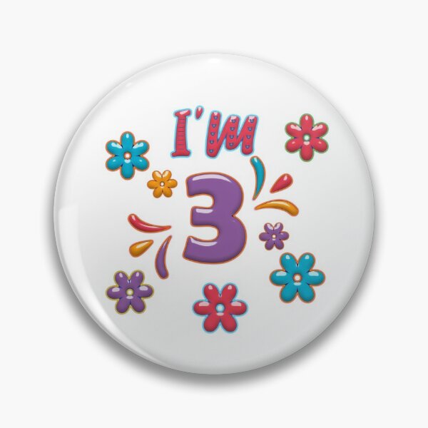 Item preview, 3 year old - 3 birthday gift - I'm 3 designed and sold by Dubbra.