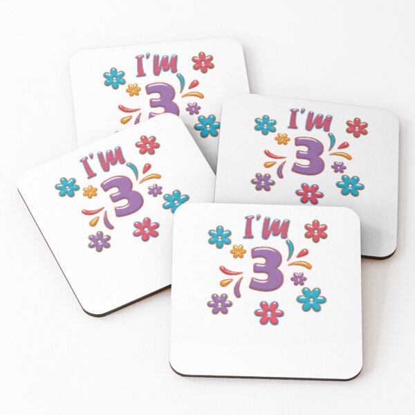 Item preview, 3 year old - 3 birthday gift - I'm 3 designed and sold by Dubbra.