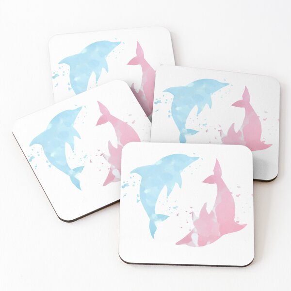 Item preview, Watercolour Dolphins designed and sold by BriggleBean.