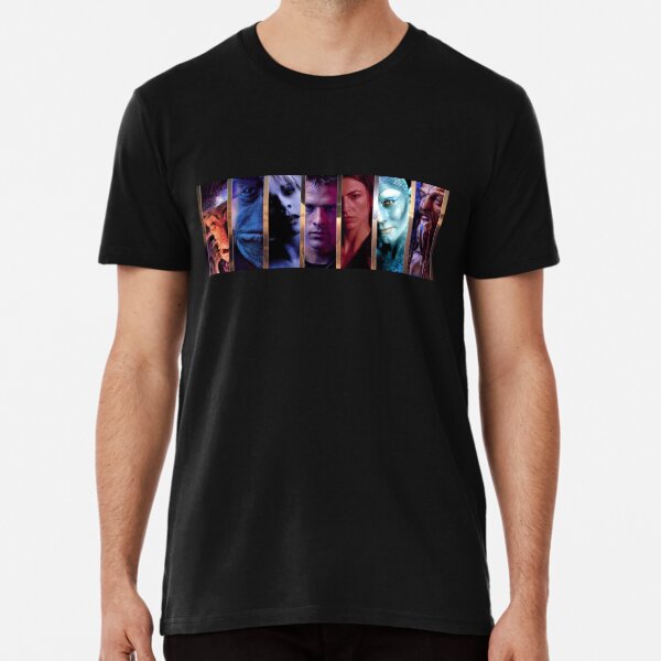 Item preview, Farscape - Character Mashup - Pilot, Rygel, Chiana, Crichton, Aeryn, Zen, and Dargo designed and sold by DesignsByToni.