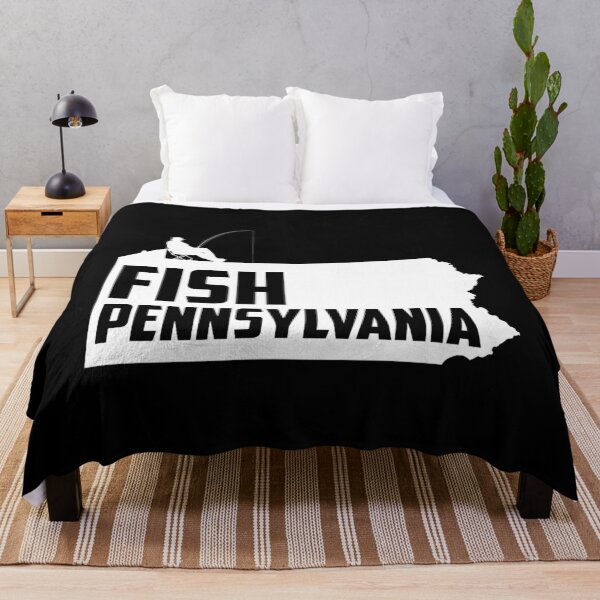 Item preview, Fish Pennsylvania State Pride Fishing print designed and sold by jakehughes2015.
