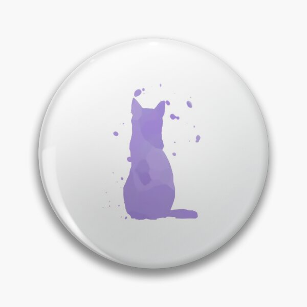 Item preview, Purple Watercolour Cat designed and sold by BriggleBean.