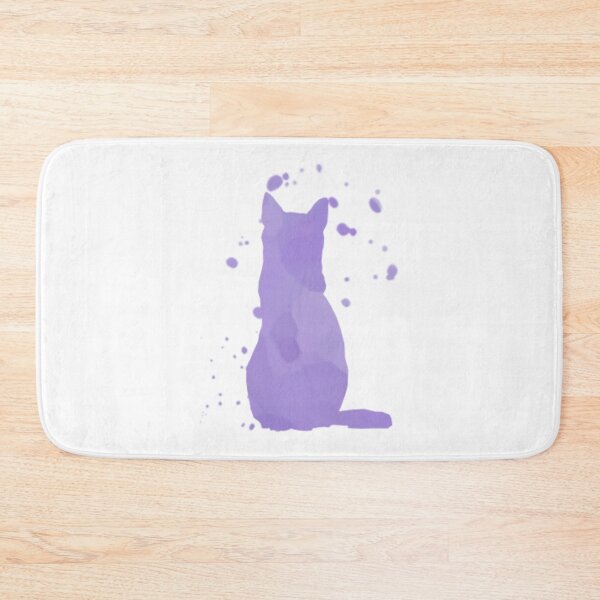 Item preview, Purple Watercolour Cat designed and sold by BriggleBean.