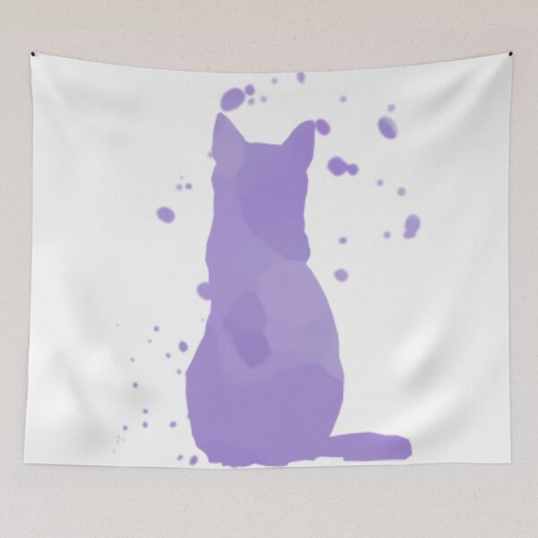 Item preview, Purple Watercolour Cat designed and sold by BriggleBean.
