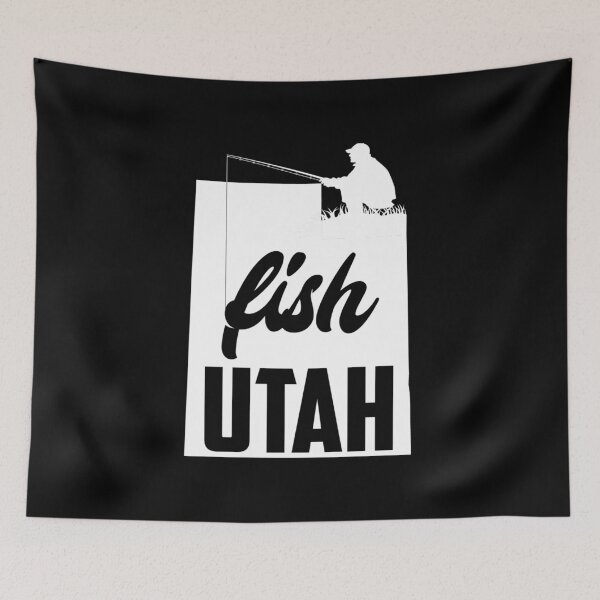 Item preview, Fish Utah State Pride Fishing design designed and sold by jakehughes2015.
