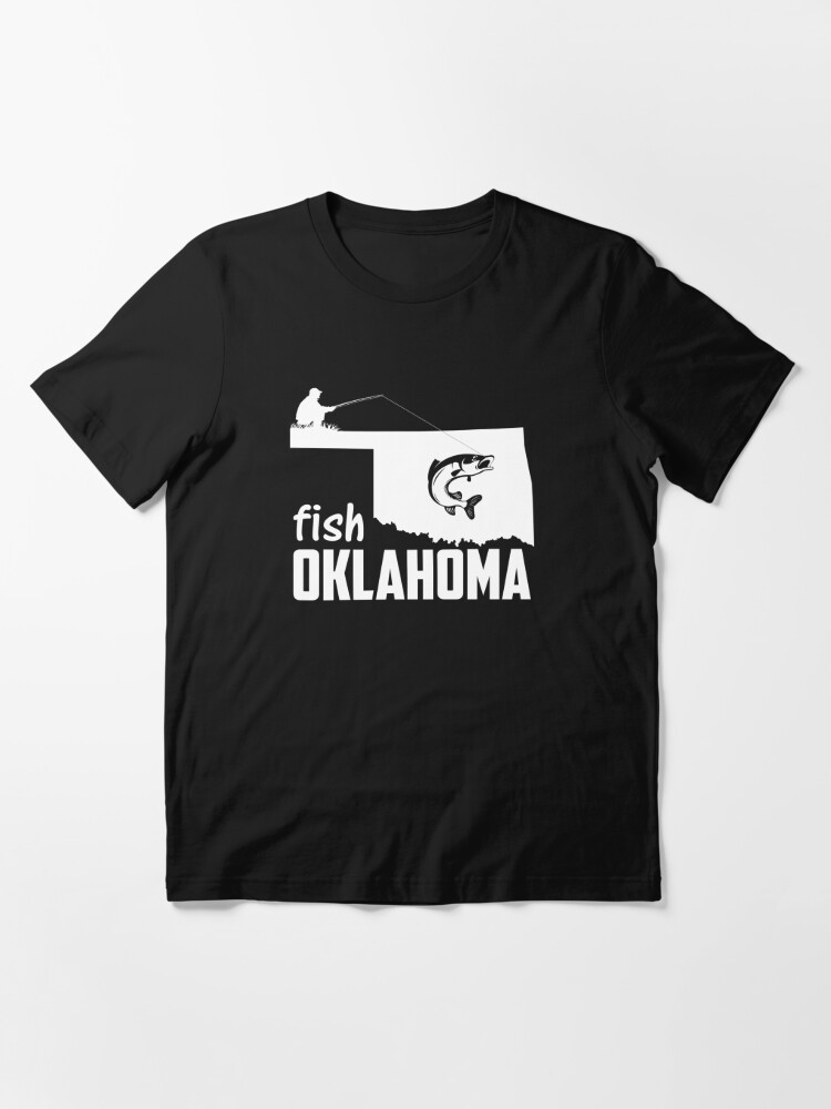 Fish Oklahoma State Pride Fishing product Essential T-Shirt for Sale by  jakehughes2015