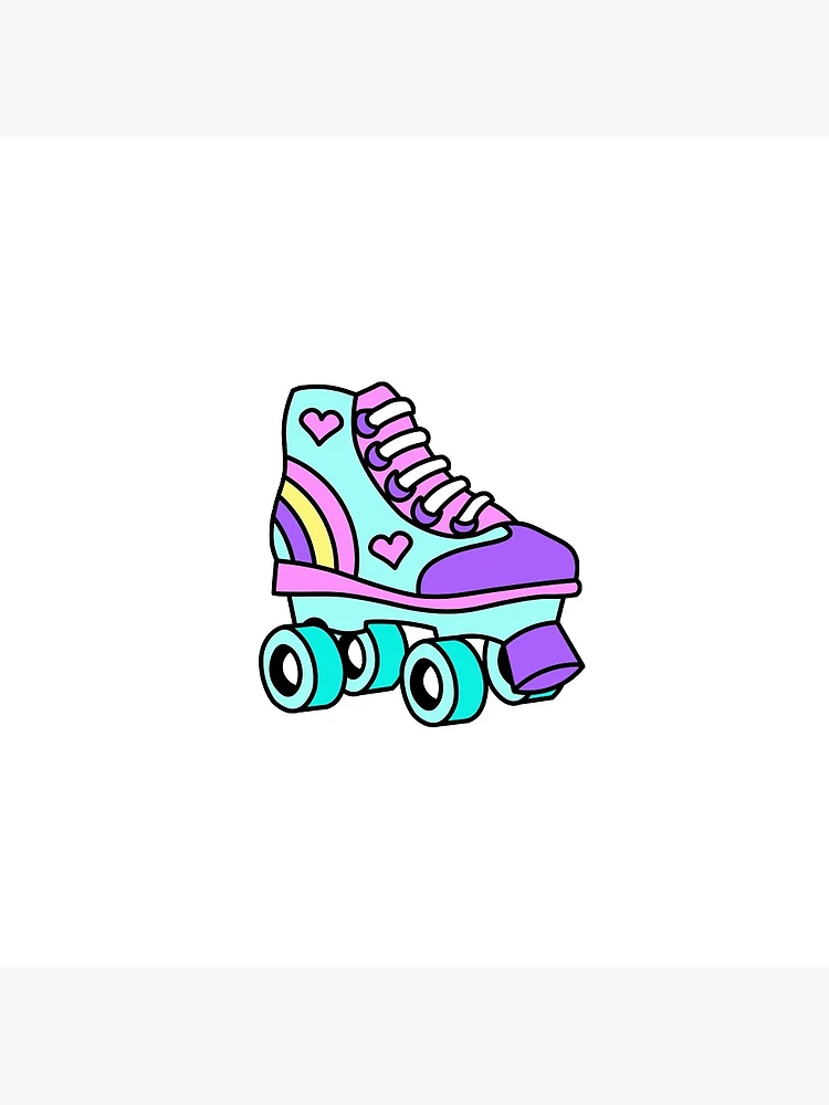 80's Retro Girls Roller Skate for Roller Skating Lovers | Pin