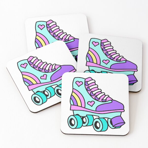 Item preview, 80's Retro Girls Roller Skate for Roller Skating Lovers designed and sold by mariekawaii.