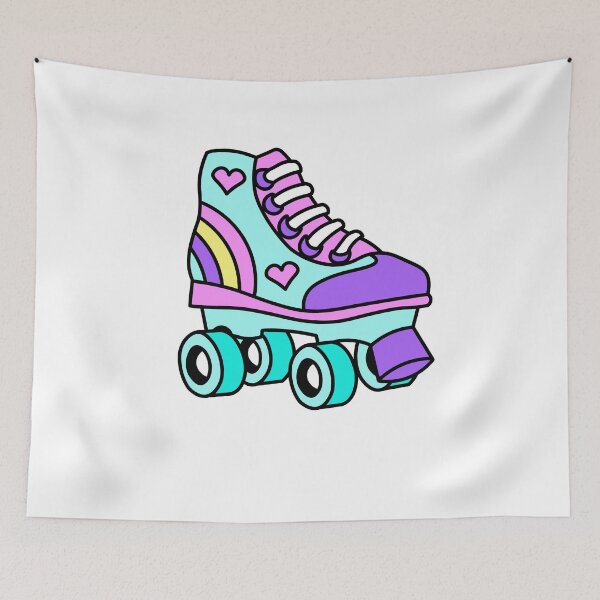 Item preview, 80's Retro Girls Roller Skate for Roller Skating Lovers designed and sold by mariekawaii.